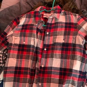 Red and white flannel